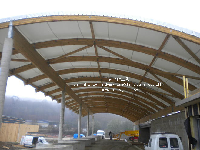 九江市體育場膜結(jié)構(gòu)工程概況